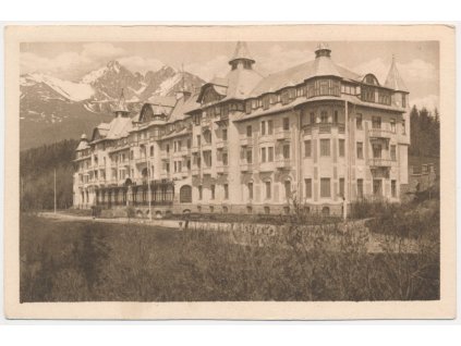 Slovensko, Tatranská Lomnica, Grandhotel Praha, cca 1930