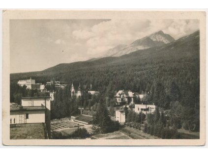 Slovensko, Vysoké Tatry, Nový Smokovec, cca 1948