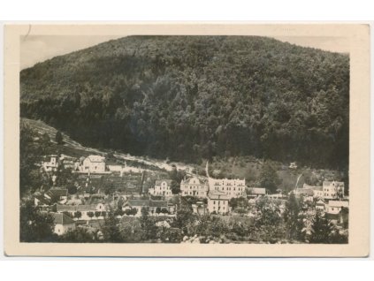 Slovensko, Trenčianské Teplice, celkový pohled, cca 1948