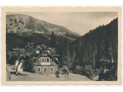 66 - Trutnovsko, Pec pod Sněžkou, Chata pod Studničnou, cca 1940