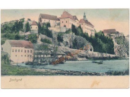 64 - Táborsko, Bechyně, partie pod Bechyňským zámkem, cca 1902