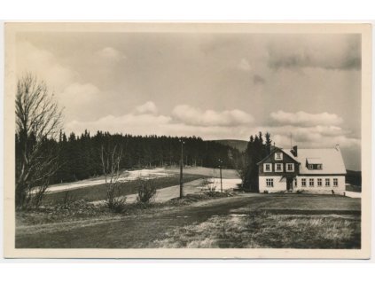 66 - Trutnovsko, Strážné, chata Ferra - Vápenice, cca 1953