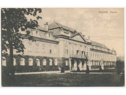 54 - Příbramsko, Dobříš, Zámek, cca 1925