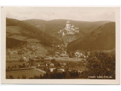 02 - Berounsko, hrad Karlštejn a okolí, cca 1936