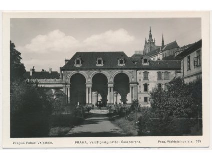 49 - Praha, Valdštejnský palác, cca 1930