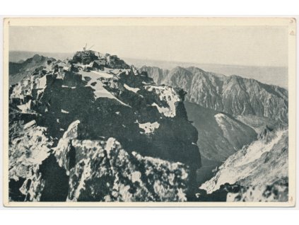 Slovensko, Vysoké Tatry, Vrchol Rysov, cca 1934