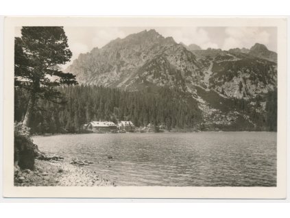 Slovensko, Vysoké Tatry, Popradské pleso, cca 1940