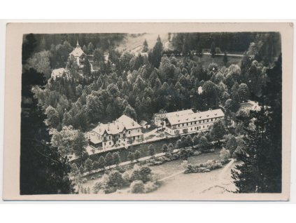 Slovensko, Lubochňa, Hotel Kolárov, Dom a Havran, cca 1935