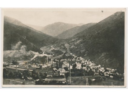 Slovensko, Tisovec, Hámor, celkový pohled, cca 1935