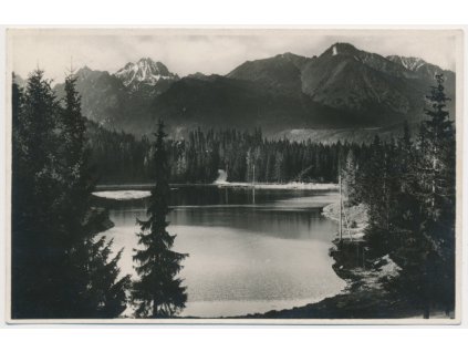 Slovensko, Vysoké Tatry, Nové Štrbské Pleso, cca 1930