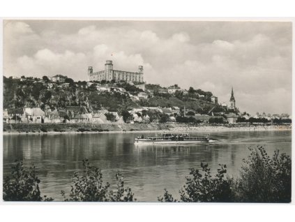 Slovensko, Bratislava, Bratislavský hrad, cca 1940