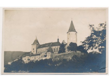 55 - Rakovnicko, pohled na hrad Křivoklát, cca 1926