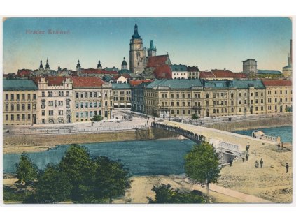 19 - Hradec Králové, pohled na město, cca 1911