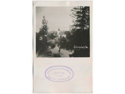 60 - Strakonicko, Černivsko, pohled na vesnici, cca 1929
