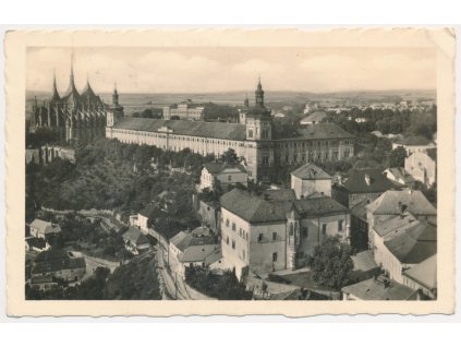 31 - Kutná Hora, celkový pohled, cca 1945