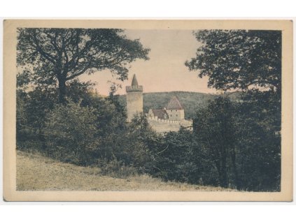 35 - Mělnicko, hrad Kokořín, cca 1922