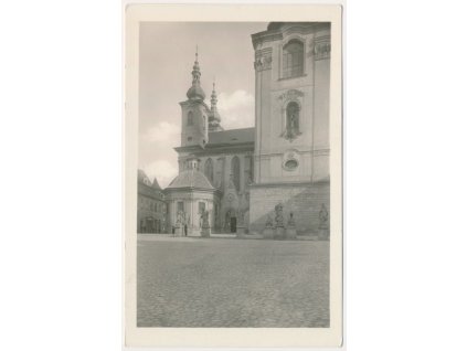 34 - Lounsko, Žatec, Děkanský chrám, cca 1940