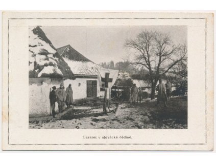 Vojenská, "Lazaret v slovácké dědině", Nakl. J. Otto, cca 1916