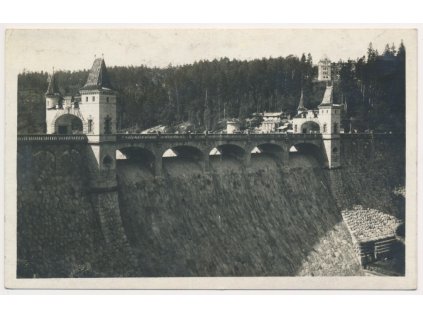 66 - Trutnovsko, Těšnov, Labská údolní přehrada, cca 1932