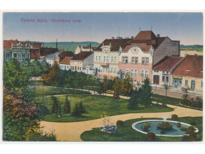 70 - Orlickoústecko, Vysoké Mýto, Havlíčkovy sady, cca 1919