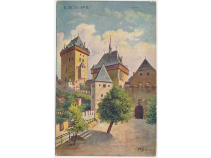 02 - Berounsko, Karlštejn, Karlův Týn, cca 1917