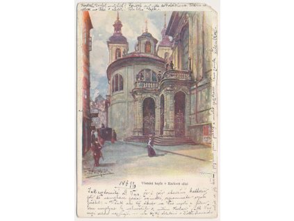 49 - Praha, Vlašská kaple v Karlově ulici, cca 1899