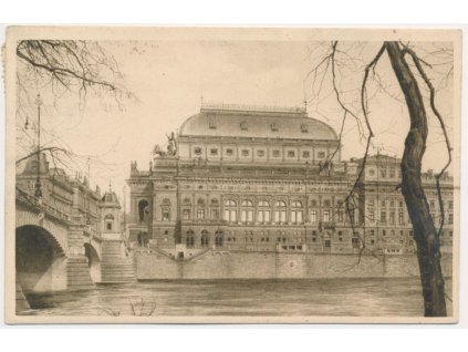 49 - Praha, Národní divadlo, cca 1917