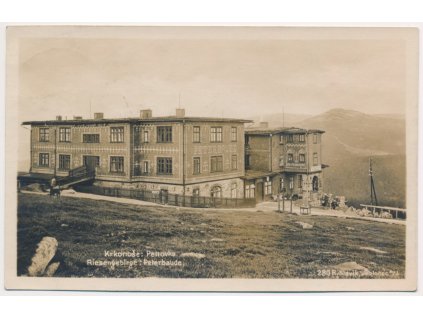 66 - Trutnovsko, Krkonoše, Chata Petrovka, Peterbaude, cca 1926