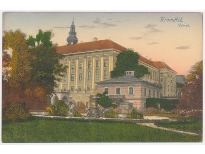 30 - Kroměříž, zámecká partie, cca 1916