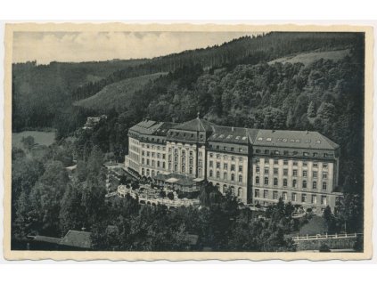 25 - Karlovarsko, Jáchymov, Radium Palace Hotel, cca 1940