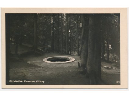 48 - Prachaticko, Šumava, Pramen Vltavy, cca 1935