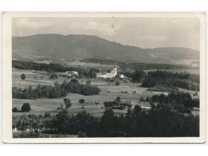 13 - Českokrumlovsko, Dolní Dvořiště, Maria Schnee, celkový pohled, cca 1935