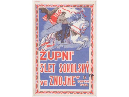 74 - Znojmo, Župní slet sokolský ve Znojmě, 1919