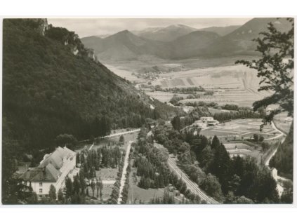 Slovensko, Rajecké Teplice, celkový pohled, cca 1948