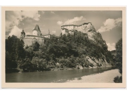 Slovensko, Oravský Podzámok, Oravský hrad, cca 1945
