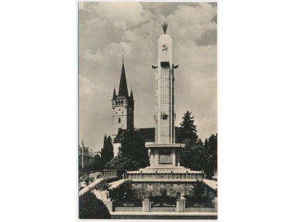 Slovensko, Prešov, Památník ČA, cca 1950