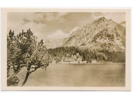 Slovensko, Vysoké Tatry, Popradské pleso, cca 1948