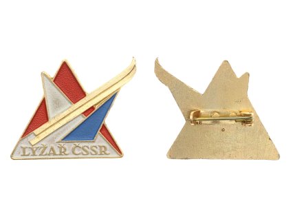 ČSSR, AE odznak Lyžař ČSSR, zavírací jehla, stav 1/1