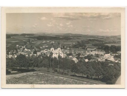 70 - Orlickoústecko, Žamberk, celkový pohled, cca 1933