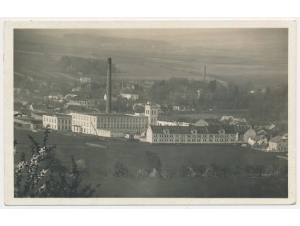 57 - Rychnovsko, Doudleby nad Orlicí, Textilní továrna, cca 1931