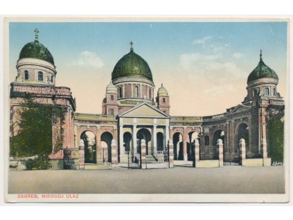 Chorvatsko, Záhřeb (Zagreb), Mirogoj Uláz, 1930