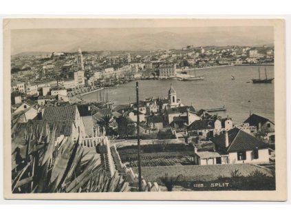 Chorvatsko, Split, celkový pohled, cca 1930