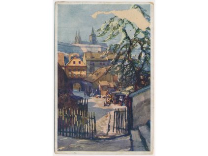 49 - Praha, Pod Schönbornskou zahradou, cca 1918