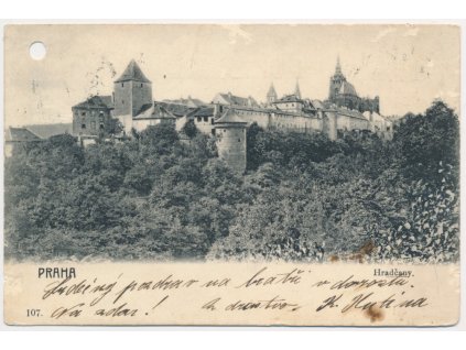 49 - Praha, pohled na Hradčany, cca 1902