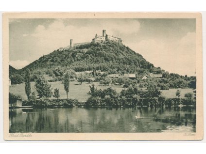 11 - Českolipsko, pohled na hrad Bezděz, cca 1930