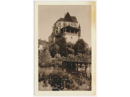 60 - Strakonicko, Blatná, zámek, cca 1941