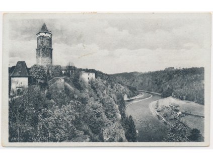 46 - Písecko, hrad Zvíkov, cca 1948