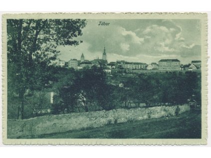 64 - Tábor, celkový pohled na město, cca 1920