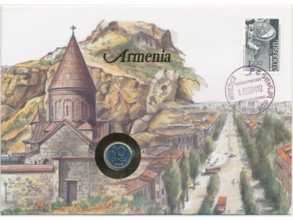 Arménie,mincovní dopis,rozměr 12,7 x 17,7 cm,1994,sběratelský stav