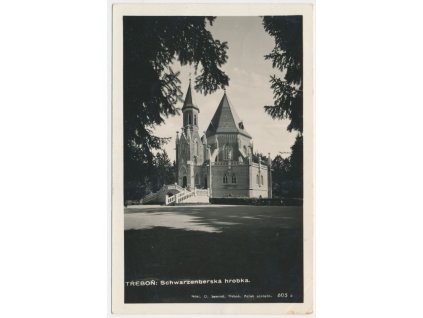 24 - Jindřichohradecko, Třeboň, Schwarzenberská hrobka, cca 1936